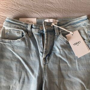 Vervet Women's High Rise Light Blue Jeans